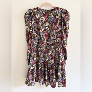 Zara Long Sleeve Floral Dress